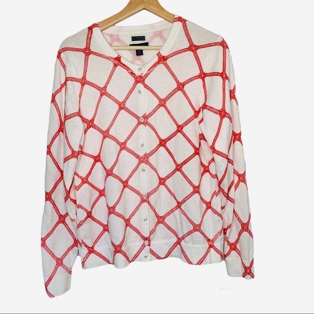 Tommy Hilfiger L Pima Cotton Cardigan Sweater